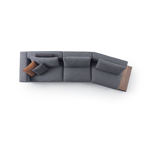 OPIA Triple Seater with side table sofa